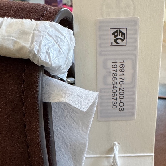 Tory Burch Chocolate Suede Chain Shoulder Bag. - Picture 10 of 10